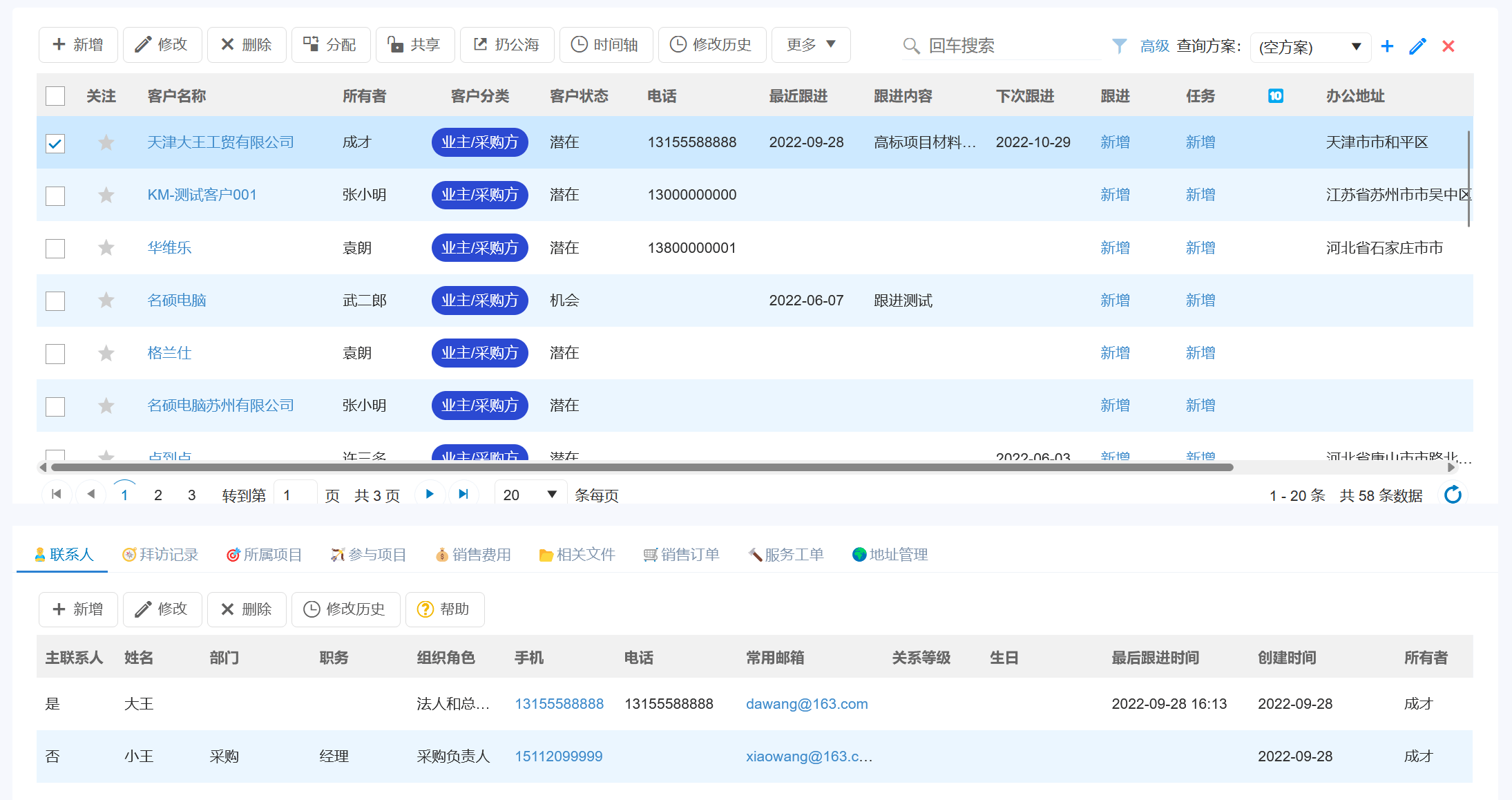 項(xiàng)目型CRM軟件